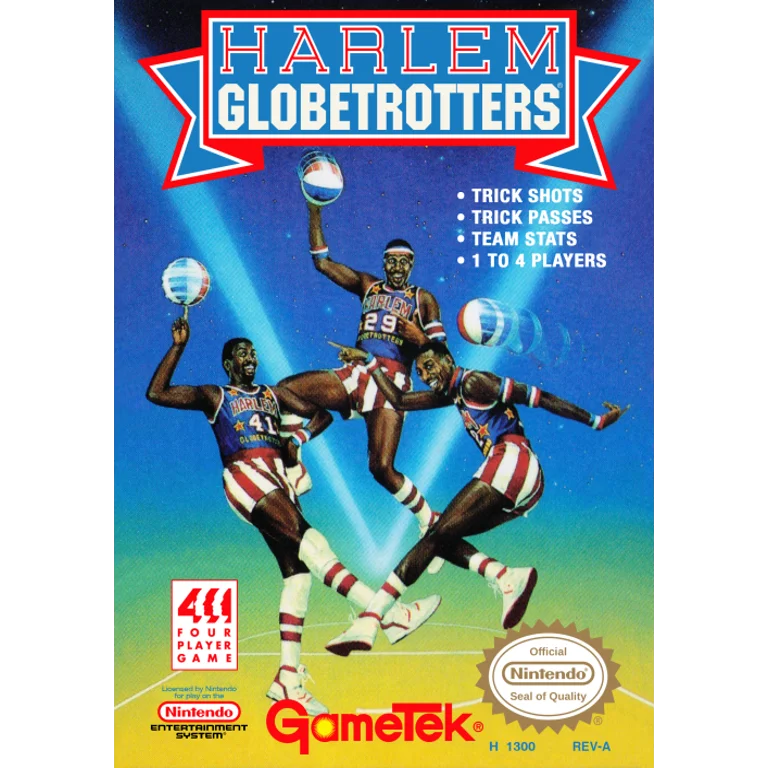 Jaquette de Harlem Globetrotters 1 sur Nes