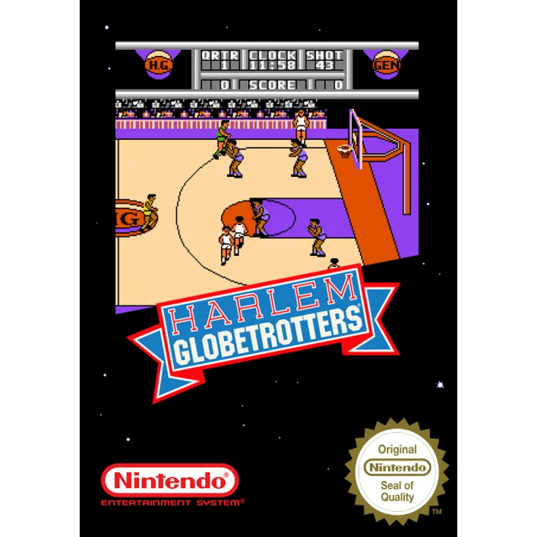 Jaquette de Harlem Globetrotters sur Nes