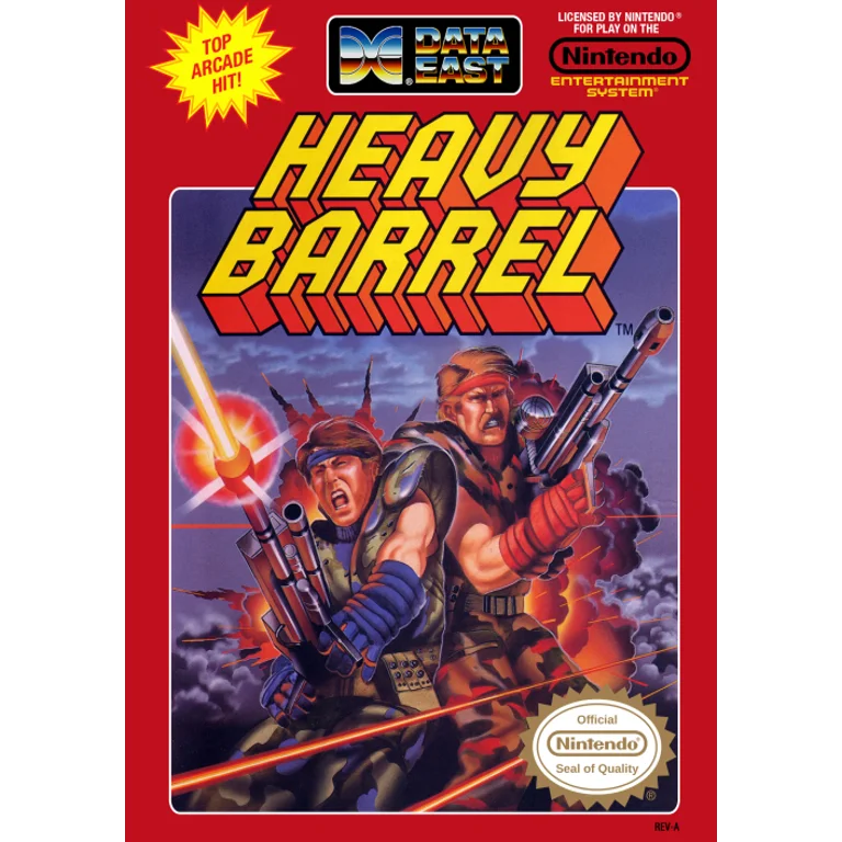 Jaquette de Heavy Barrel 1 sur Nes