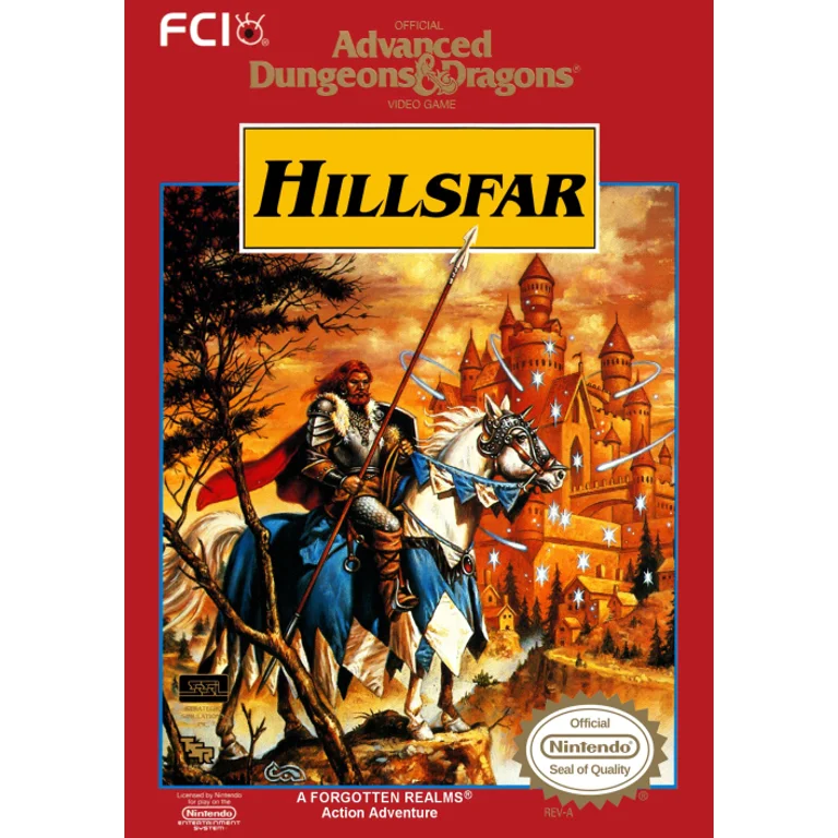 Jaquette de Hillsfar 1 sur Nes