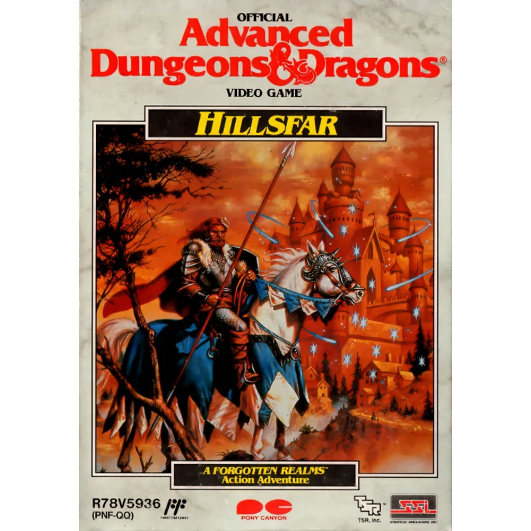 Jaquette de Hillsfar sur Nes