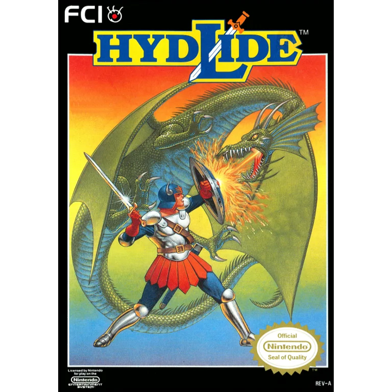 Jaquette de Hydlide 1 sur Nes