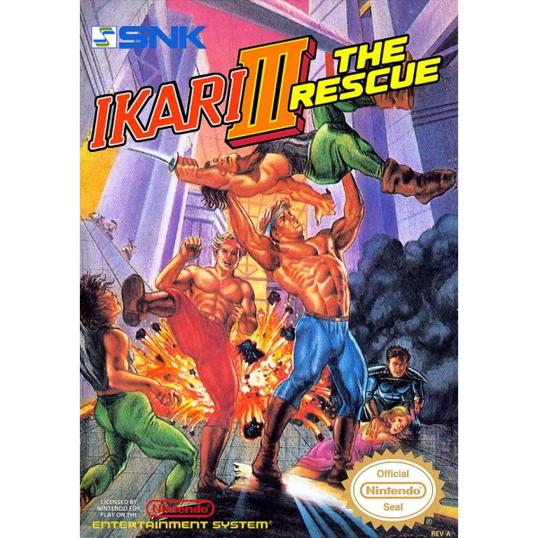 Jaquette de Ikari III The Rescue 1 sur Nes