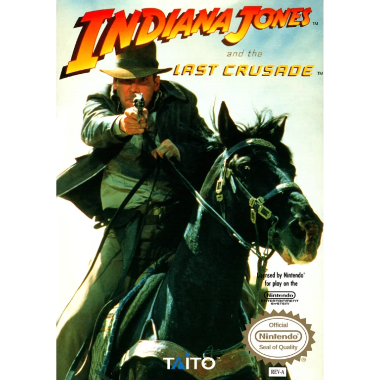 Jaquette de Indiana Jones and the Last Crusade 1 sur Nes