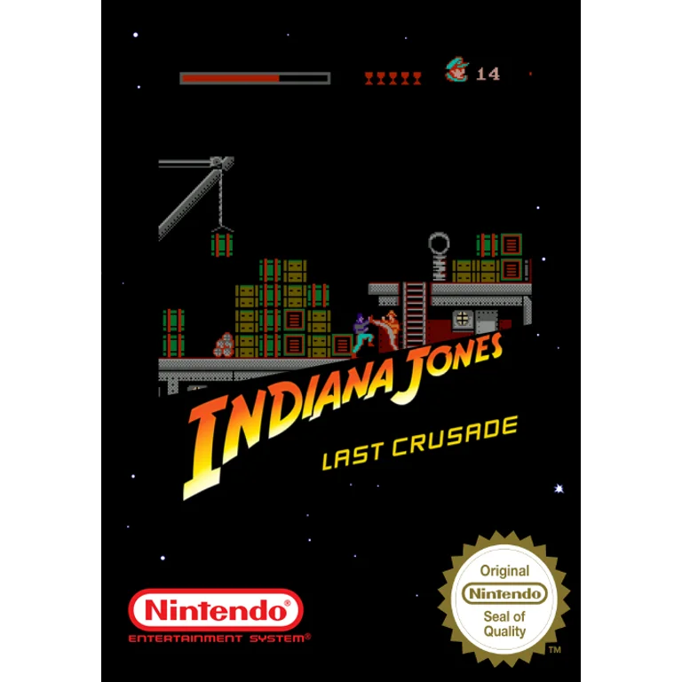 Jaquette de Indiana Jones and the Last Crusade sur Nes