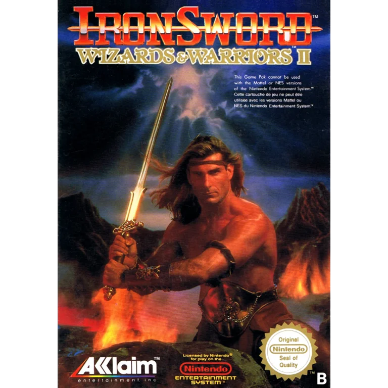 Jaquette de IronSword Wizards Warriors II 1 sur Nes