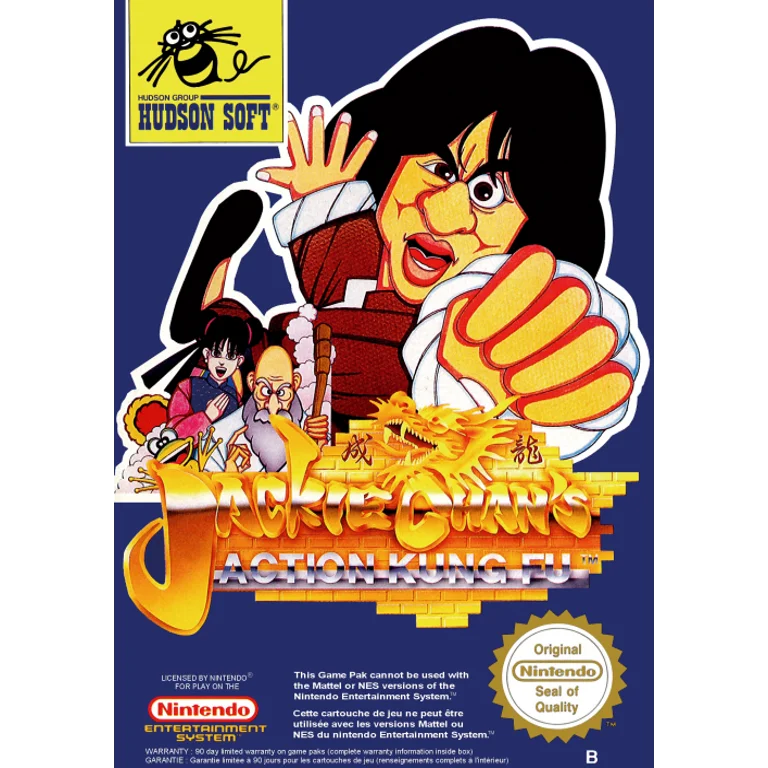 Jaquette de Jackie Chans Action Kung Fu 1 sur Nes