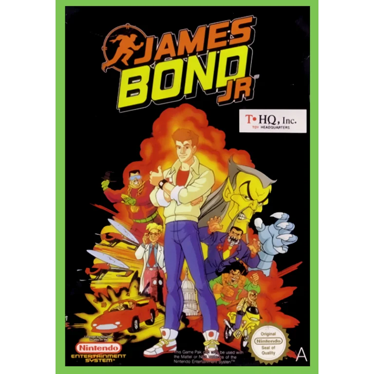 Jaquette de James Bond Jr 1 sur Nes