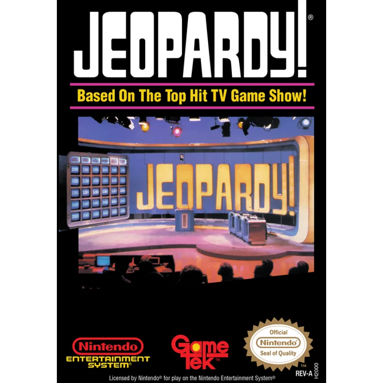 Jaquette de Jeopardy 1 sur Nes