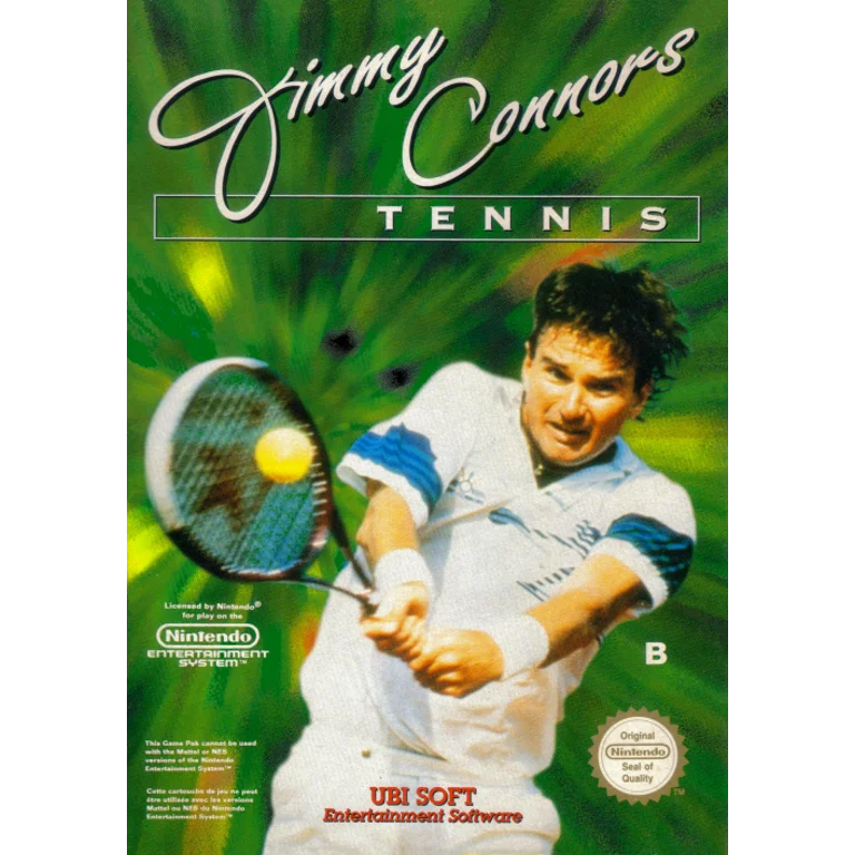 Jaquette de Jimmy Connors Tennis 1 sur Nes