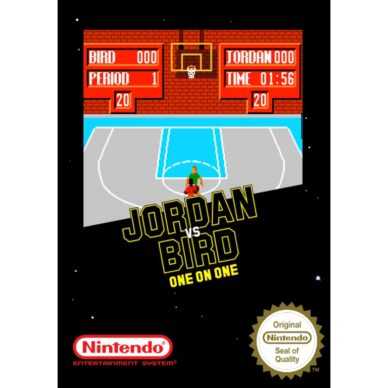 Jaquette de Jordan vs Bird One On One sur Nes