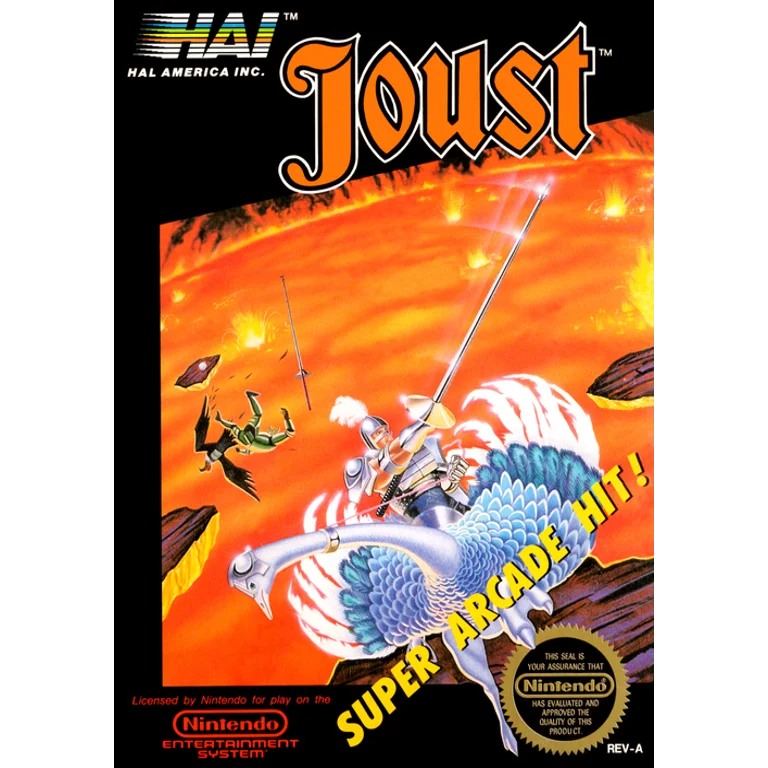 Jaquette de Joust 1 sur Nes
