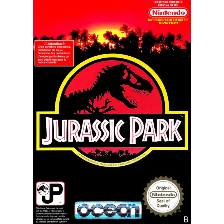 Jaquette de Jurassic Park 1 sur Nes