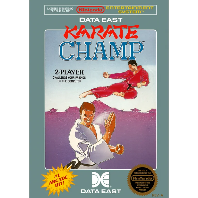 Jaquette de Karate Champ 1 sur Nes