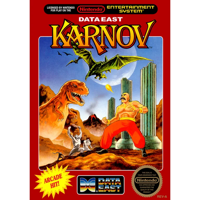 Jaquette de Karnov 1 sur Nes