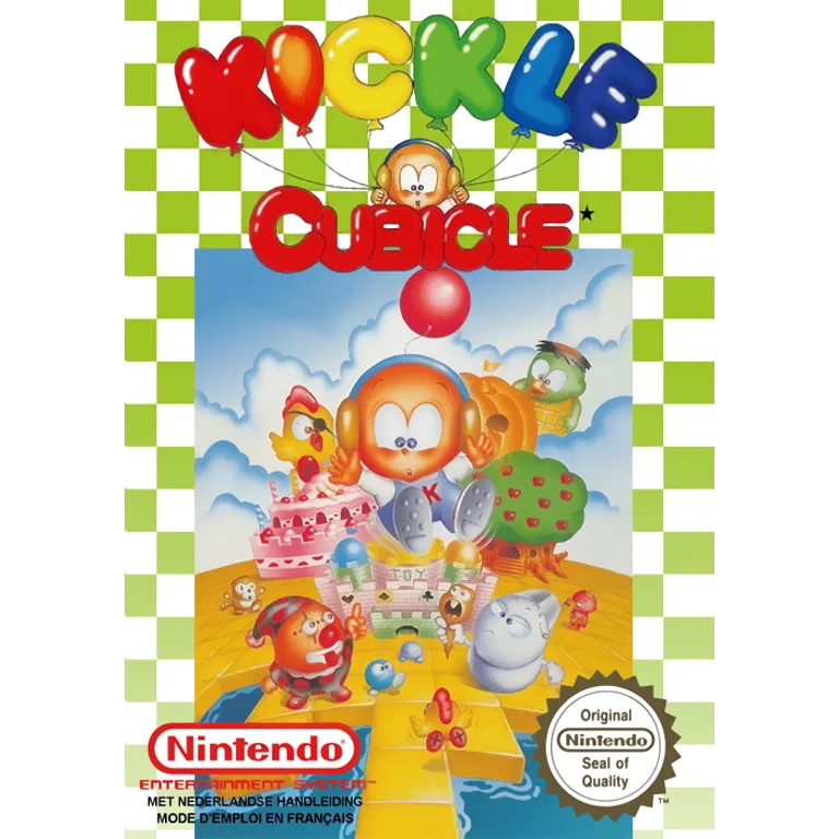 Jaquette de Kickle Cubicle sur Nes