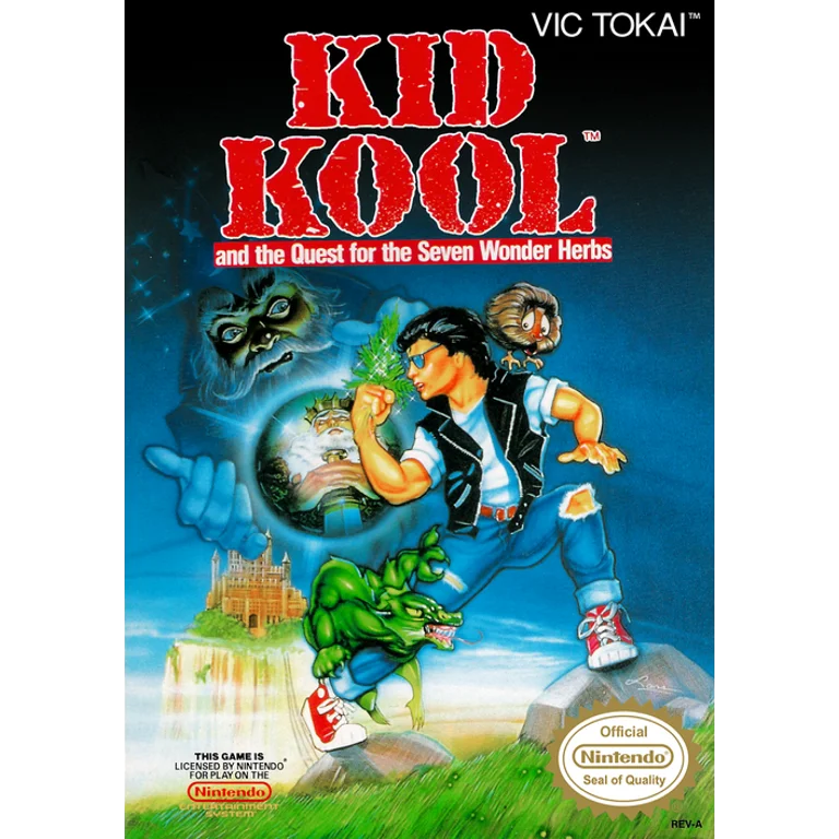 Jaquette de Kid Kool and the Quest for the Seven Wonder Herbs 1 sur Nes