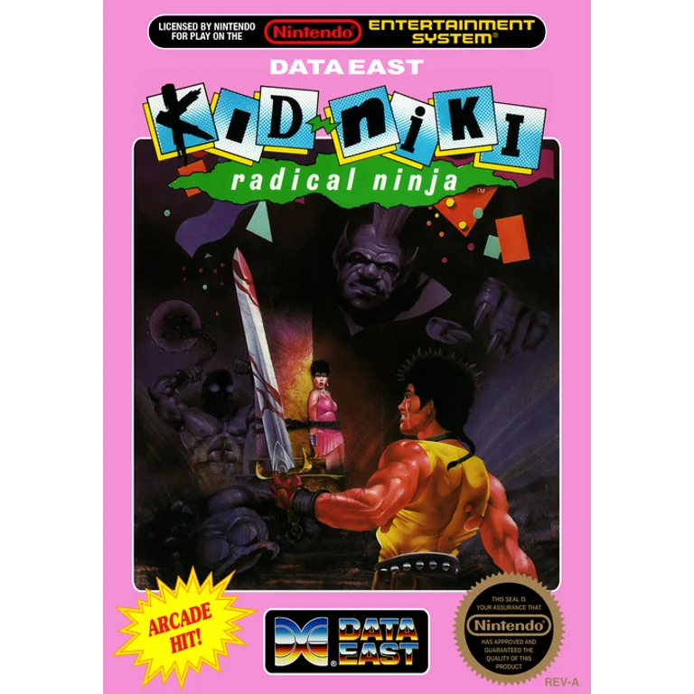 Jaquette de Kid Niki Radical Ninja 1 sur Nes