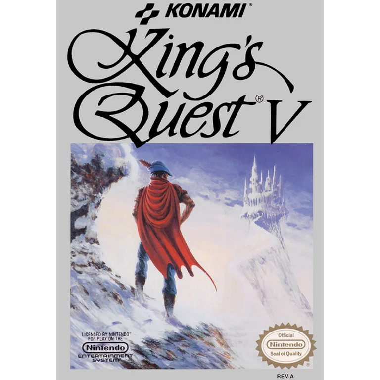Jaquette de Kings Quest V 1 sur Nes