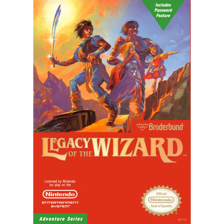Jaquette de Legacy of the Wizard 1 sur Nes