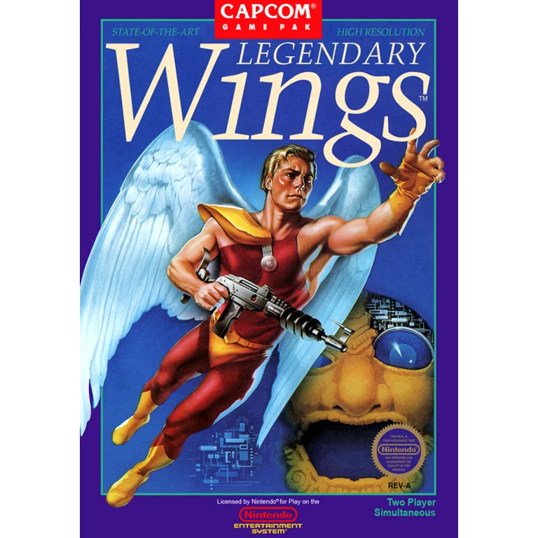 Jaquette de Legendary Wings 1 sur Nes