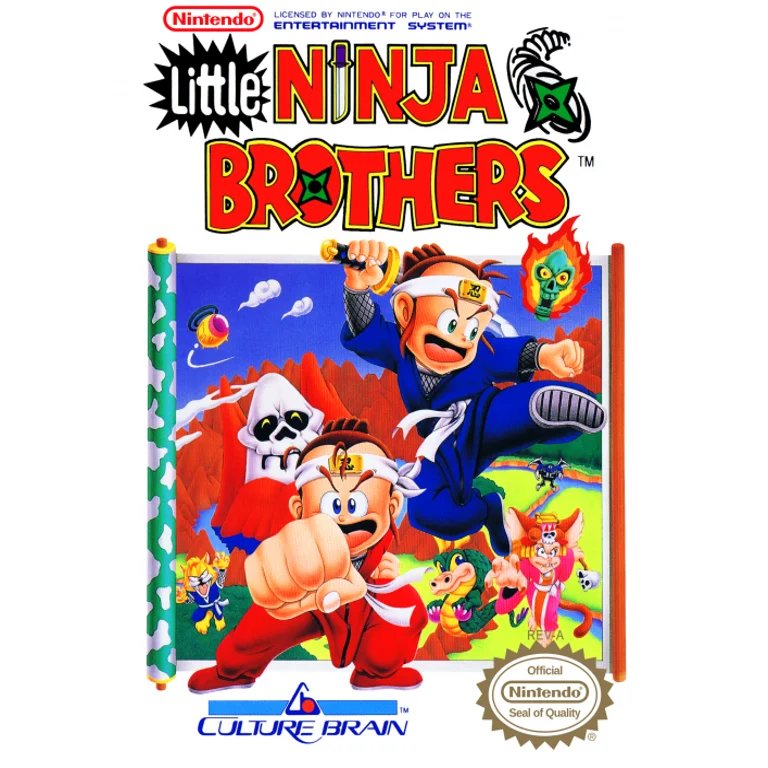 Jaquette de Little Ninja Brothers 1 sur Nes