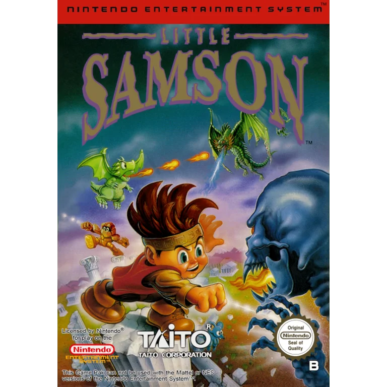 Jaquette de Little Samson sur Nes