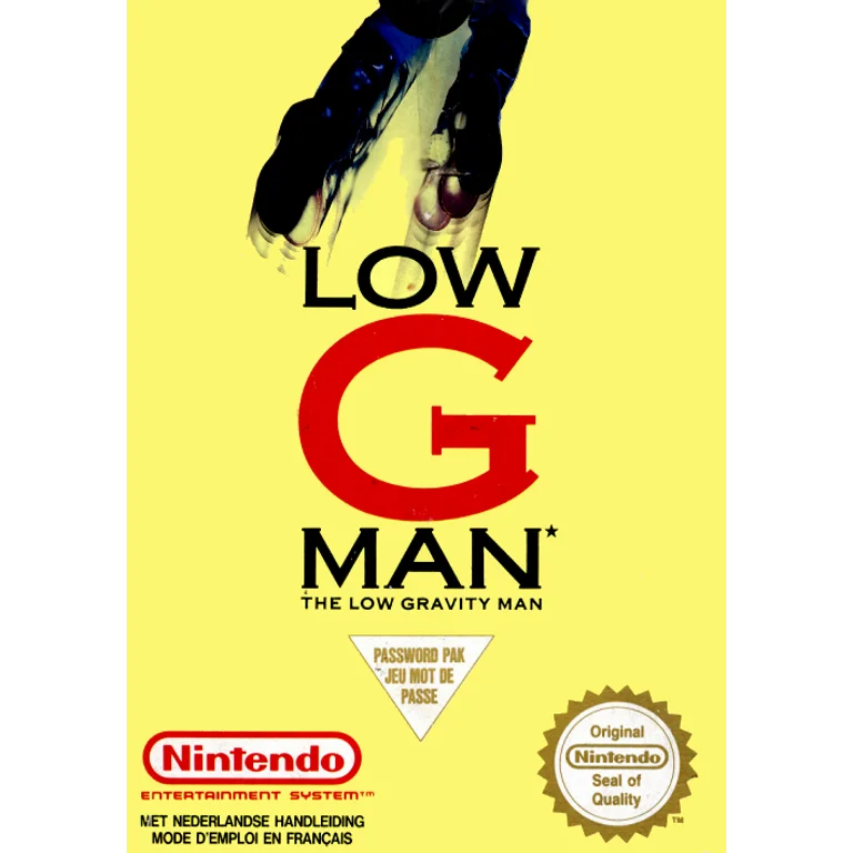 Jaquette de Low G Man The Low Gravity Man 1 sur Nes