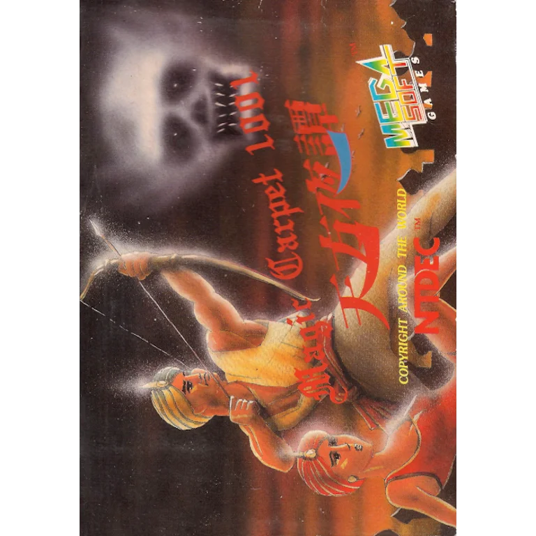 Jaquette de Magic Carpet 1001 1 sur Nes