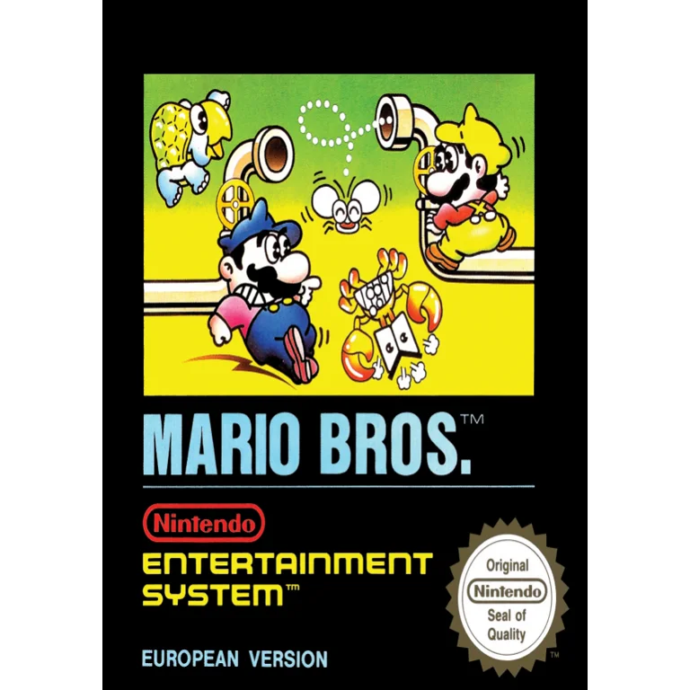Jaquette de Mario Bros 1 sur Nes