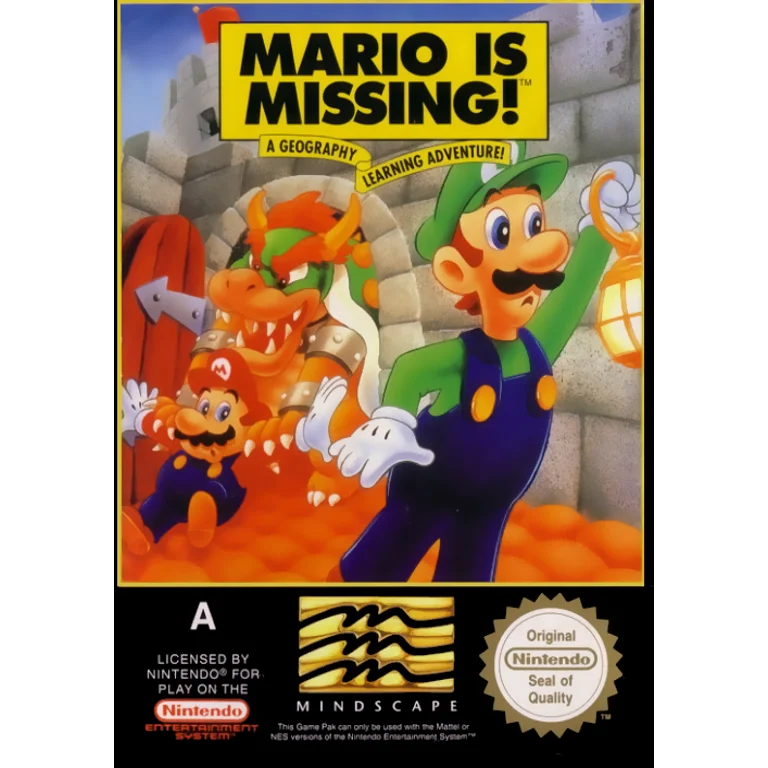 Jaquette de Mario Is Missing 1 sur Nes