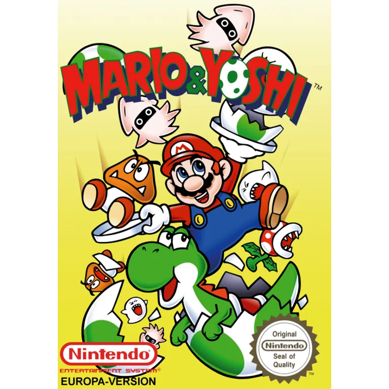 Jaquette de Mario Yoshi 1 sur Nes