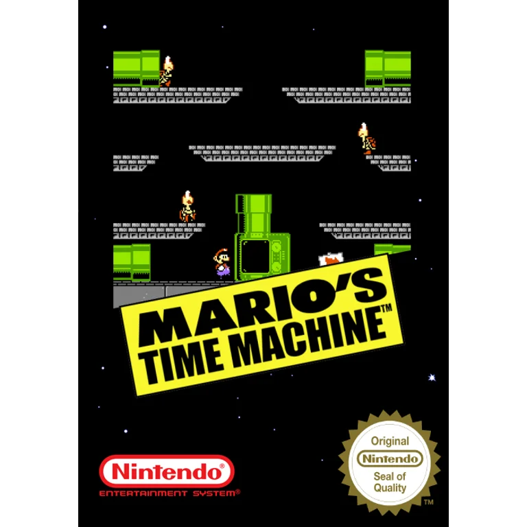 Jaquette de Marios Time Machine sur Nes