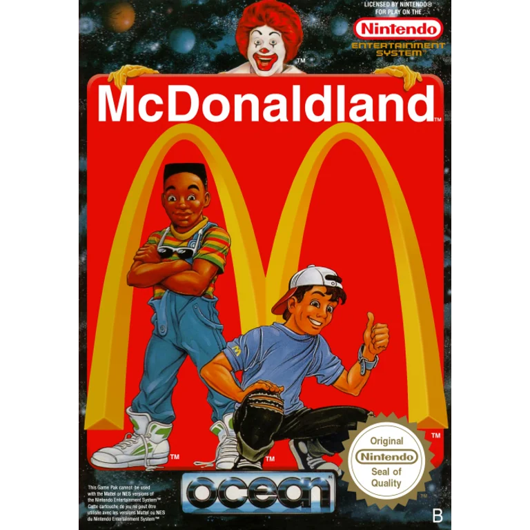 Jaquette de McDonaldland sur Nes