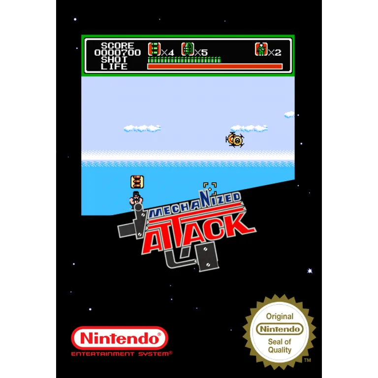 Jaquette de Mechanized Attack sur Nes