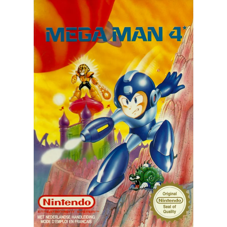 Jaquette de Mega Man 4 sur Nes