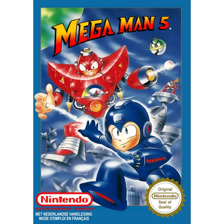 Jaquette de Mega Man 5 sur Nes