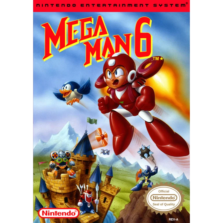 Jaquette de Mega Man 6 1 sur Nes