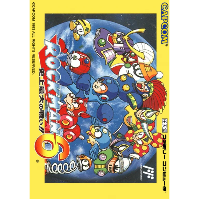 Jaquette de Mega Man 6 sur Nes