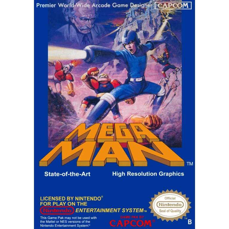 Jaquette de Mega Man sur Nes