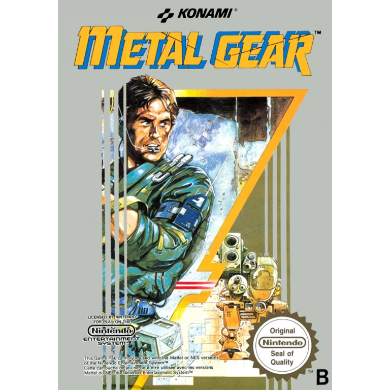 Jaquette de Metal Gear sur Nes