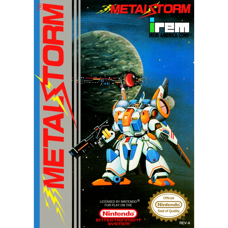 Jaquette de Metal Storm sur Nes
