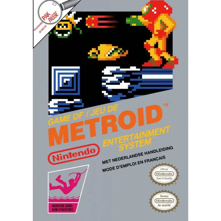 Jaquette de Metroid sur Nes