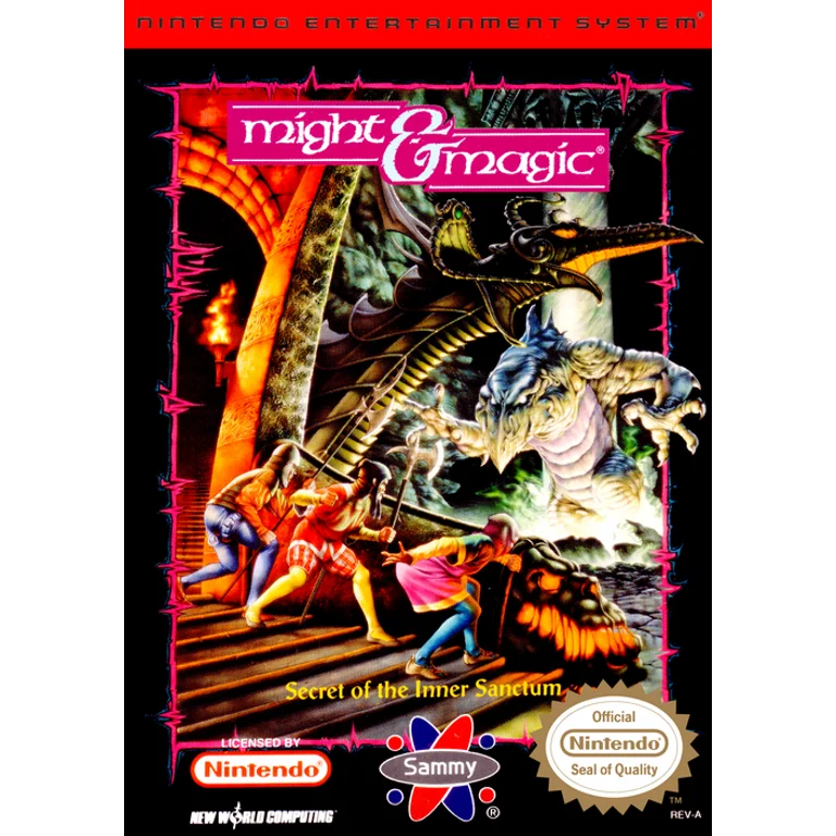 Jaquette de Might Magic Secret of the Inner Sanctum 1 sur Nes