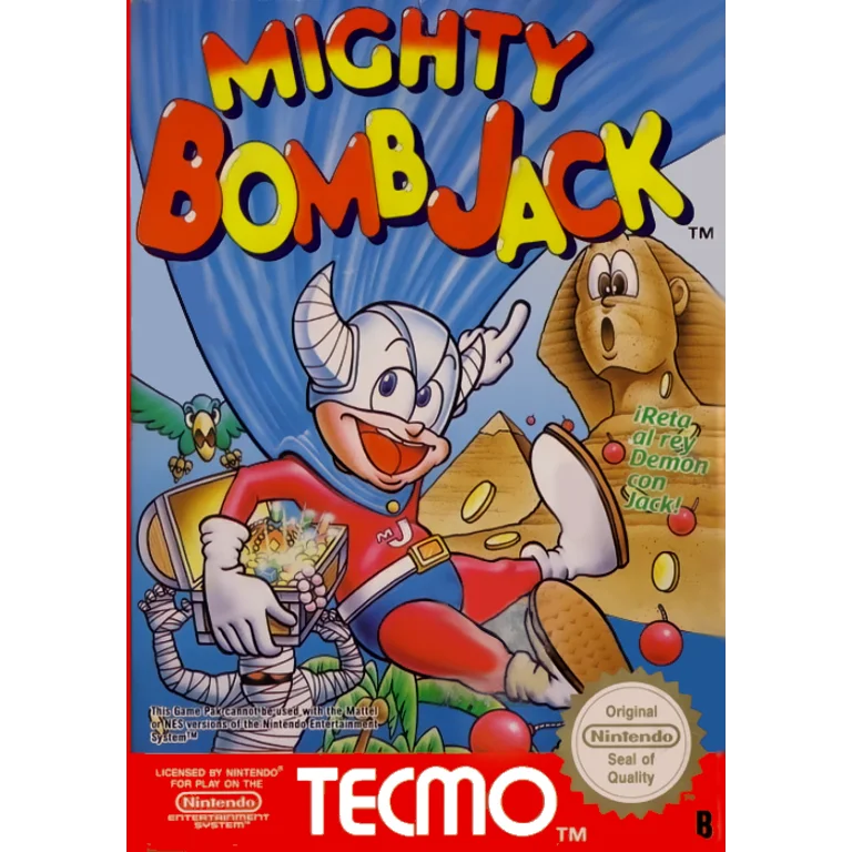 Jaquette de Mighty Bomb Jack 1 sur Nes