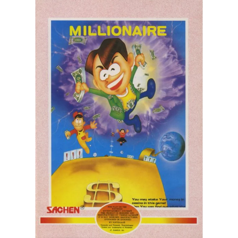 Jaquette de Millionaire 1 sur Nes