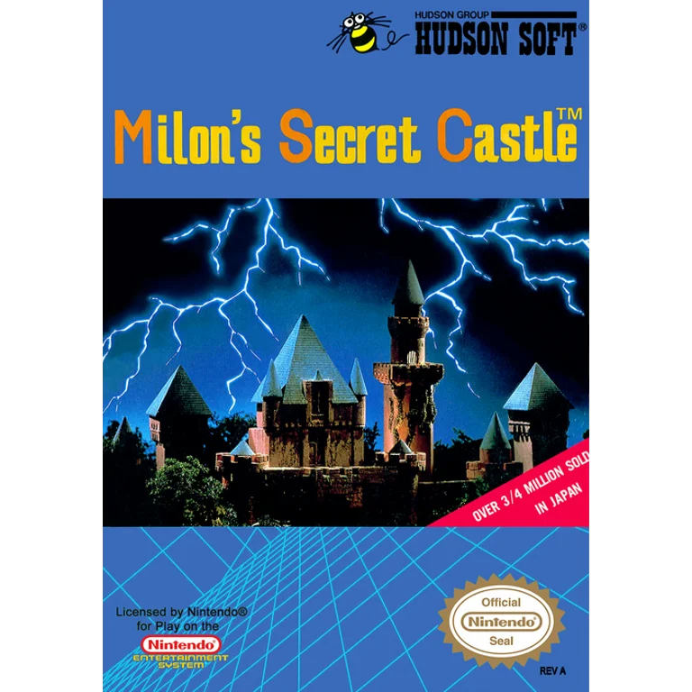 Jaquette de Milons Secret Castle 1 sur Nes