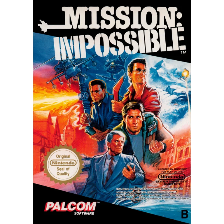 Jaquette de Mission Impossible 1 sur Nes