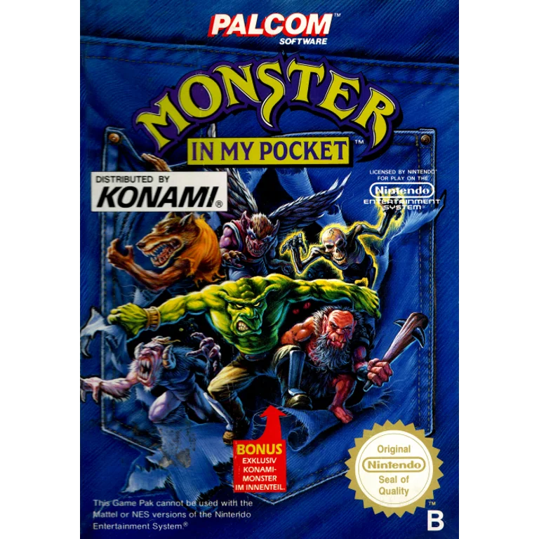 Jaquette de Monster In My Pocket 1 sur Nes