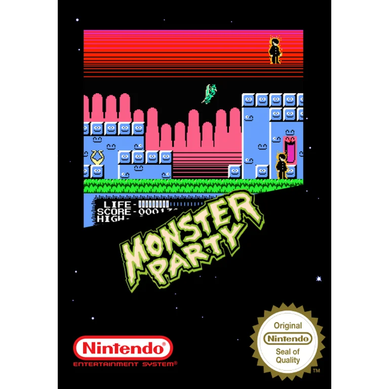 Jaquette de Monster Party sur Nes